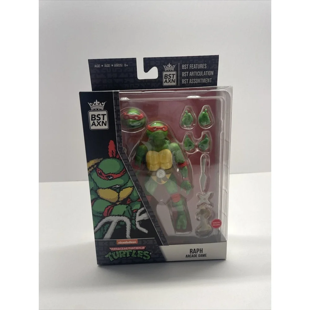 Nickelodeon Raph Teenage Mutant Ninja Turtles Arcade BST AXN Exclusive Figure - Picture 1 of 5